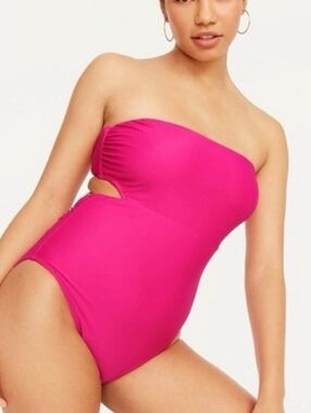 J.Crew Hot Pink One-Piece Swimsuit